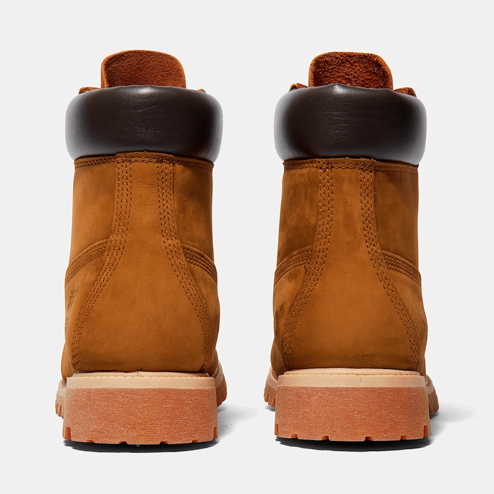 Timberland Premium Men's NIB 6in Waterproof Boot- Rust Nebuck Size 10.5 Medium - Picture 10 of 13